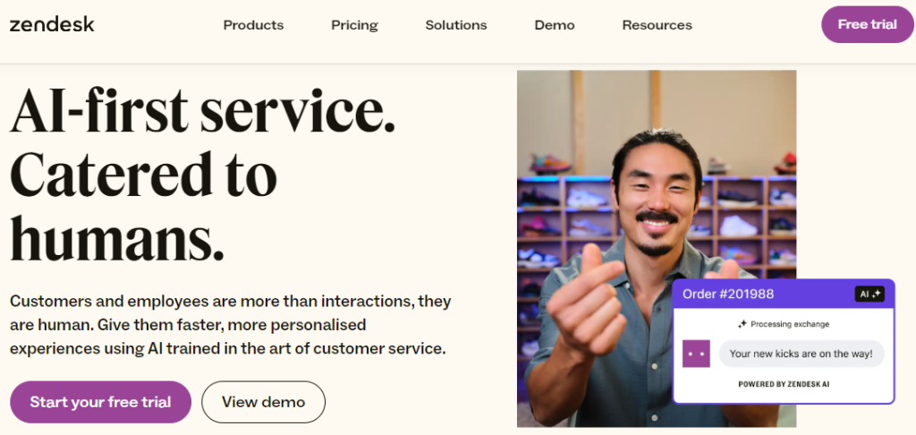 Zendesk’s customer support software
