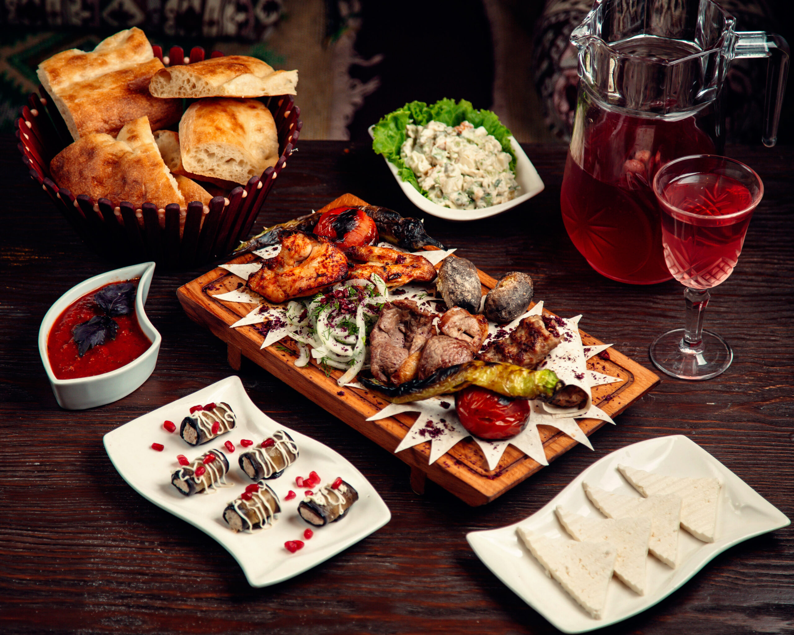 restaurants and bars